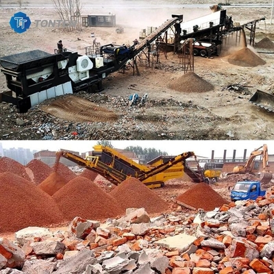 Απορριμμάτων ασβεστόλιθο γρανίτη πέτρα συντρίμμια μηχανή διαλογής 85kw Για το εργοτάξιο
