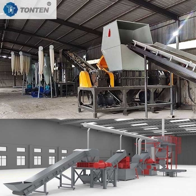 Ηλεκτρονικό ψυγείο απορριμμάτων Shredder συντρίμμια ανακύκλωσης συντρίμμια Machine Custom