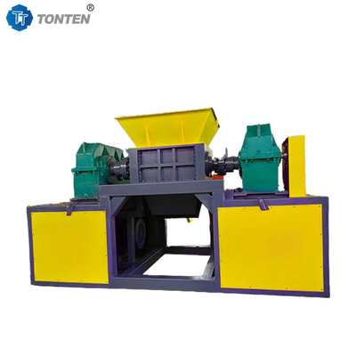 Διπλό Άξονα Αυτοκινήτων Τεχνη Metal Shredder Μηχανή Δύο Άξονα Shredder