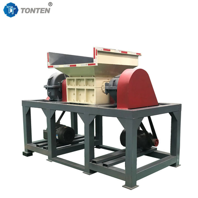 Διπλό Άξονα Αυτοκινήτων Τεχνη Metal Shredder Μηχανή Δύο Άξονα Shredder