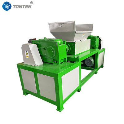 Τόντεν Factory Price Double Shaft Shredder Απορρίμματα βιβλίων Χαρτί Ανακύκλωση πλαστικών