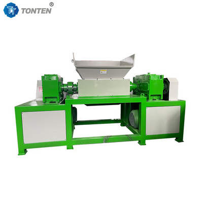 Τόντεν Factory Price Double Shaft Shredder Απορρίμματα βιβλίων Χαρτί Ανακύκλωση πλαστικών