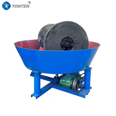 Μοντέλο μηχανής λείανσης χρυσού 1200B Wet Pan Mill σε ορυχείο χρυσού στο Σουδάν