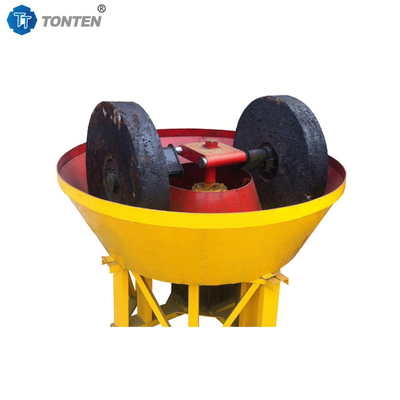Μοντέλο μηχανής λείανσης χρυσού 1200B Wet Pan Mill σε ορυχείο χρυσού στο Σουδάν
