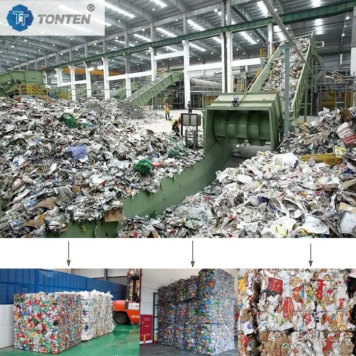 Εγκατάσταση ανακύκλωσης και ταξινόμησης οικιακών αποβλήτων για τα απορρίμματα συσκευασίας κουζίνας