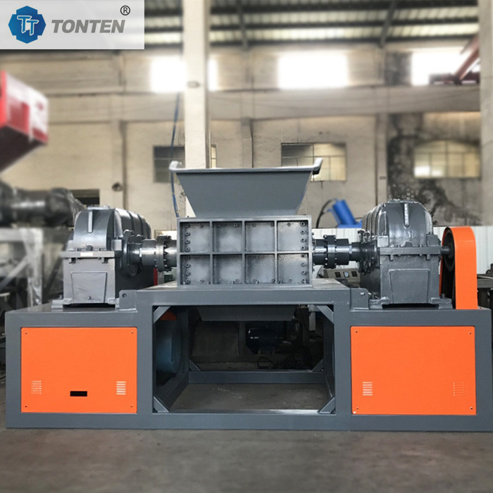 Υφαντός Σάκος Διπλού Άξονα Τεμαχιστής Τεμαχισμού Παλαιού Υφάσματος Ξύλου Μηχανή