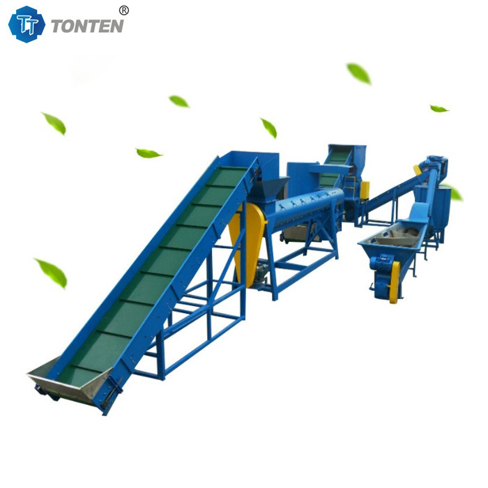 Γραμμή Παραγωγής Ανακύκλωσης Θραύσης Πλαστικού PET Πλύσιμο Μπουκαλιών PET