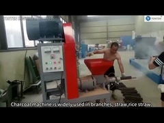 ξυλάνθρακας που κατασκευάζει τη μηχανή