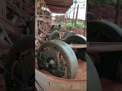 Μηχανή λείανσης χρυσού με διπλό τροχό υγρού σιδηρομεταλλεύματος, μηχανή λείανσης βαρίτη χαλαζία