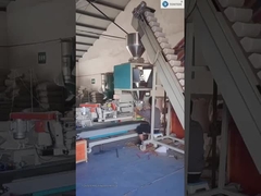 Μηχανή σφράγισης πλαστικών πυριτίων με ζύγιση, συσκευασία γεμίσματος 25kg 50kg